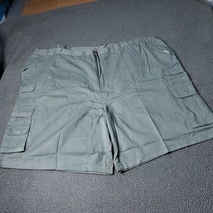 Boulder Creek Trading Chino Khaki Cargo Shorts Big Mens 68 x12 Gray